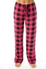 Buffalo Plaid Cotton Pajama Pants / Sleepwear