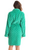 Textured Velour Bath Robe