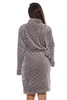 Textured Velour Bath Robe