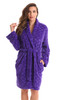 Textured Velour Bath Robe