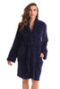 Textured Velour Bath Robe