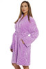 Textured Velour Bath Robe