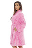 Textured Velour Bath Robe