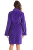 Textured Velour Bath Robe