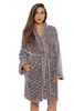 Textured Velour Bath Robe