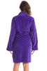 Textured Velour Bath Robe