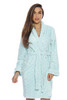 Textured Velour Bath Robe