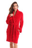 Textured Velour Bath Robe