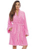 Textured Velour Bath Robe