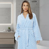 Textured Velour Bath Robe