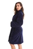 Textured Velour Bath Robe