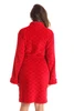 Textured Velour Bath Robe