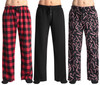 #followme Polar Fleece Pajama Pants for Men - (Pack of 3)