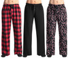 #followme Polar Fleece Pajama Pants for Men - (Pack of 3)