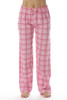 Plaid Cotton Pajama Pants