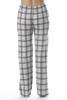 Plaid Cotton Pajama Pants