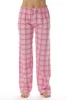 Plaid Cotton Pajama Pants