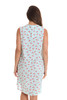Dreamcrest 100% Cotton Sleeveless Nightgown for Women with Crochet Trim