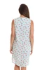 Dreamcrest 100% Cotton Sleeveless Nightgown for Women with Crochet Trim