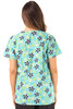 Brown Paisley Scrub Top