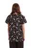 Brown Paisley Scrub Top