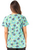 Brown Paisley Scrub Top