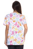 Brown Paisley Scrub Top