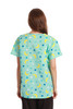 Brown Paisley Scrub Top