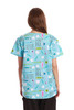 Brown Paisley Scrub Top