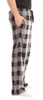#followme Microfleece Mens Buffalo Plaid Pajama Pants with Pockets