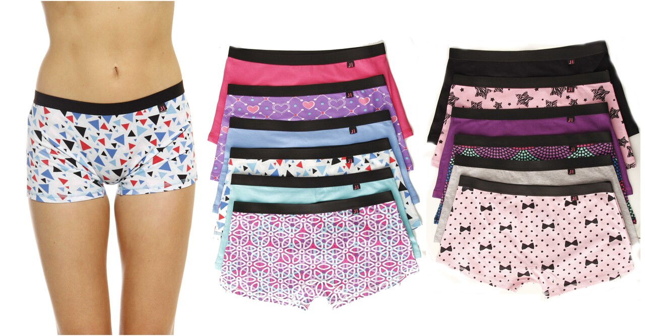 Women's Boyshort Panties Comfortable Cotton Underwear Pack of 5 OR Pack of  2 OR Pack of 3