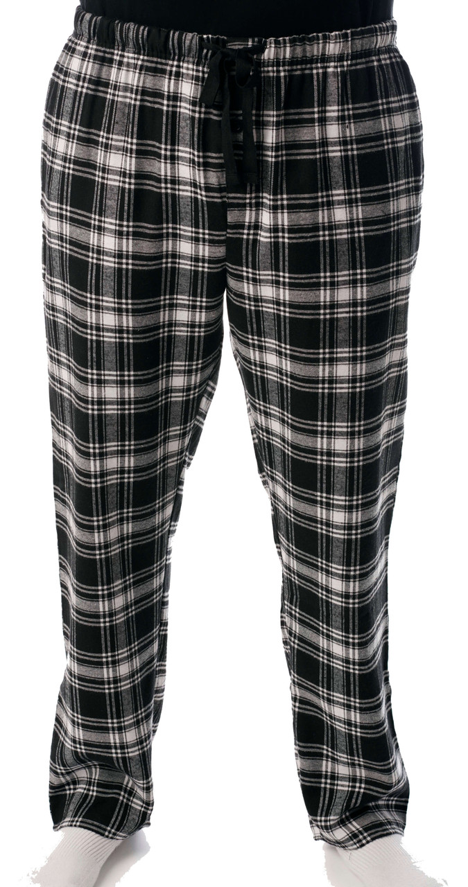 Men's Flannel Pajamas-VELCRO® Front Adaptive Clothing for Seniors, Disabled  & Elderly Care
