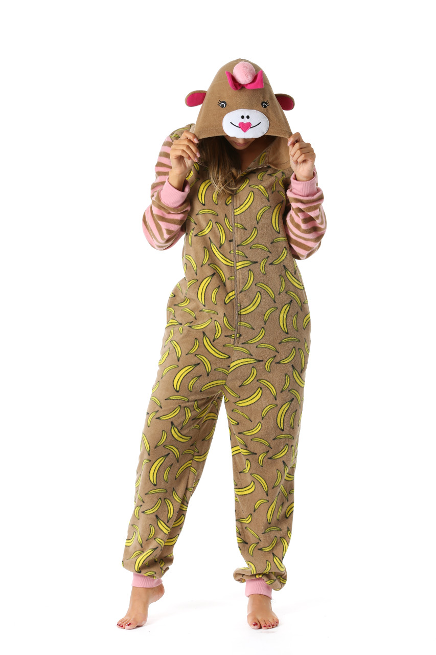 Monkey Adult Onesie Just Love Fashion