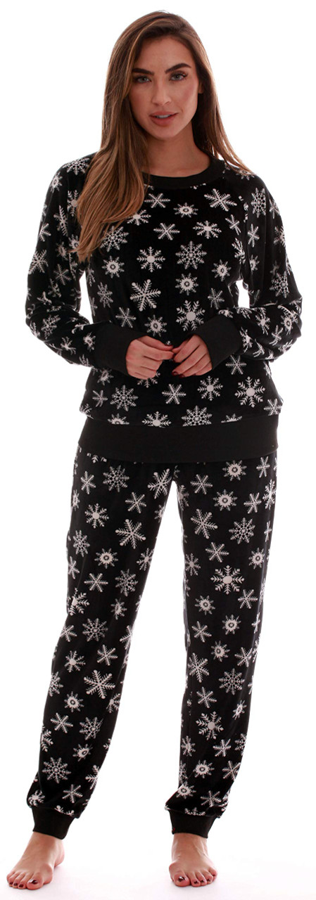 Jogger Pajama Pants Set Ultra-Soft Velour PJs - Just Love Fashion