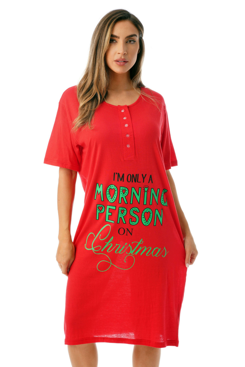 Just Love Short Sleeve Nightgown Sleep Dress for Women Sleepwear 4361-197-M  - Just Love Fashion