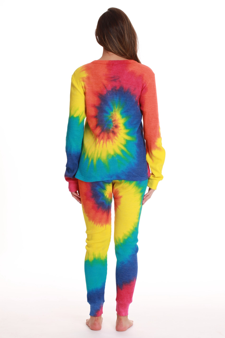 Just Love Tie Dye Two Piece Thermal Underwear Sets Just Love Fashion 