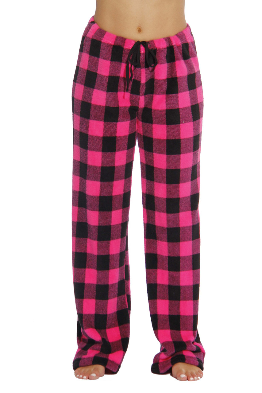 Buffalo Plaid Plush Pajama Pant Just Love Fashion