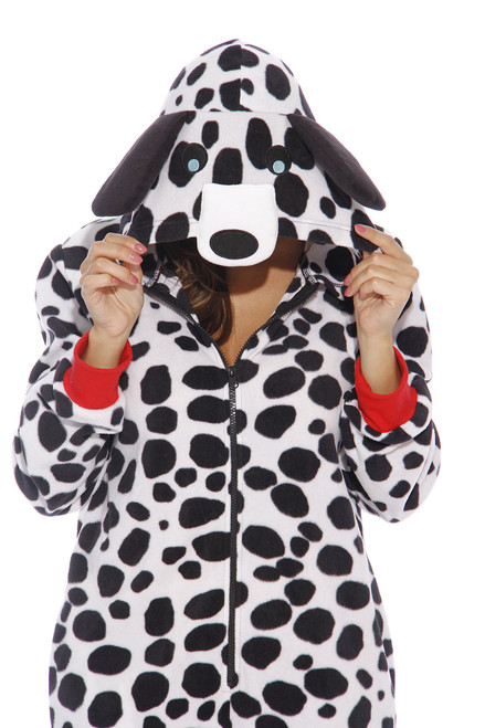 Dalmation Fleece Adult Onesie Just Love Fashion