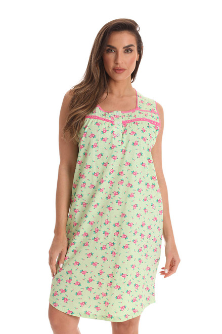 Buy Pretty Florals Short Night Dress in Baby Pink - 100% Cotton Online  India, Best Prices, COD - Clovia - NS1340R22