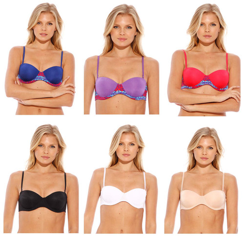 Just Intimates Dotted Mesh Lace Bras for Women (Pack of 6) - Just Love  Fashion