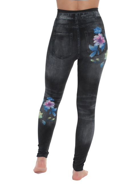 Calessa Deluxe Front Seam High Waisted Knit Denim Pull-On Leggings |  Dillard's