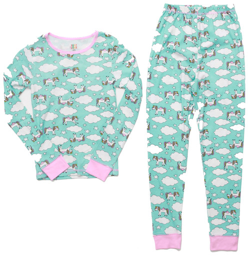 Just Love Pajamas for Girls Snug-Fit Cotton Kids' PJ Set (Purple