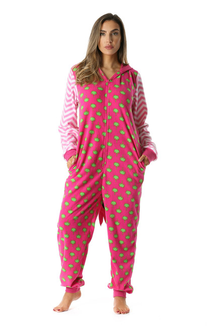 Flamingo Microfleece Adult Onesie