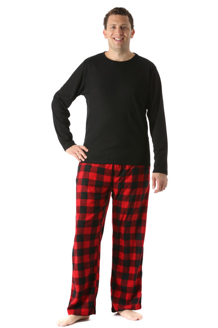 #followme Buffalo Plaid Flannel Pajama Pants for Women with Pockets (White  - Buffalo Plaid, X-Large)