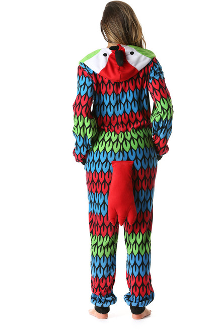 Parrot Microfleece Adult Onesie Just Love Fashion