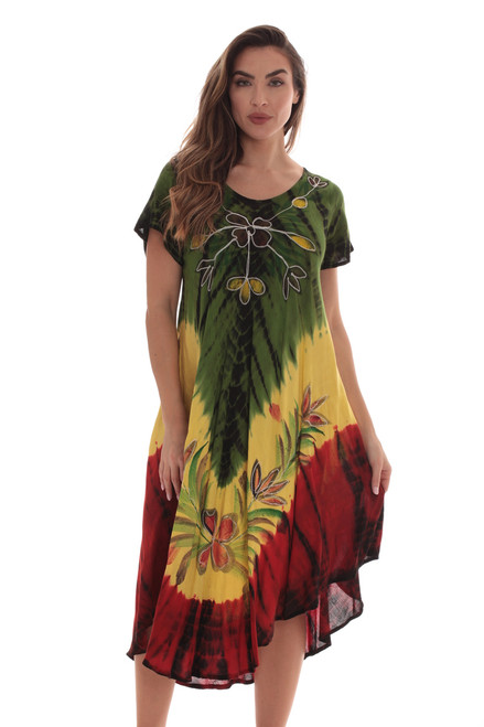 Buy Nanuku Cotton Umbrella Frock Dress for Women Design004 (Large) at  Amazon.in