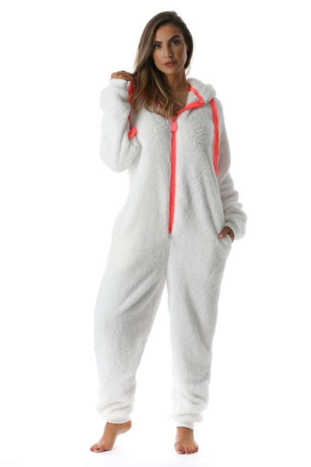 Thick Zipper Animal Ears Adult Onesie Just Love Fashion