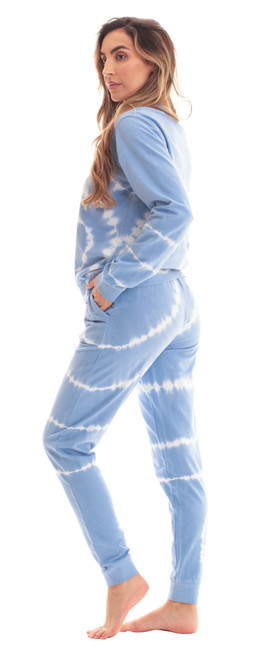 followme Tie Dye Jogger Set for Women French Terry Womens Two