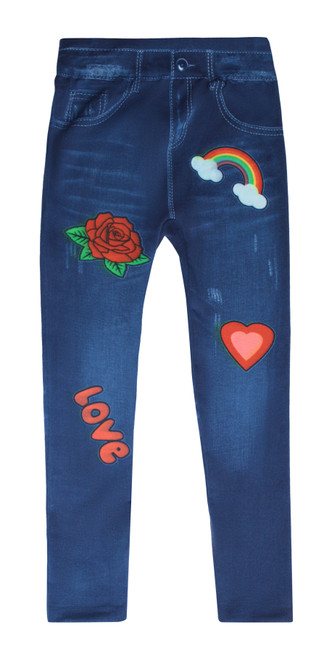 Just Love Girls Jeggings Leggings (Pack of 2) (Pack 5, Girls 7-8) 