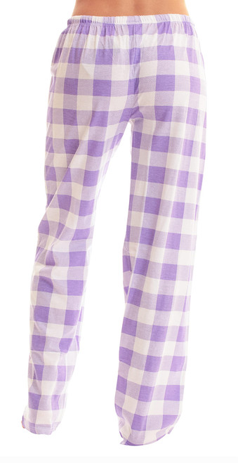 Just Love Women Buffalo Plaid Pajama Pants Sleepwear. (Fuchsia